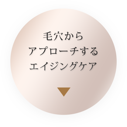 毛穴からアプローチするエイジングケア